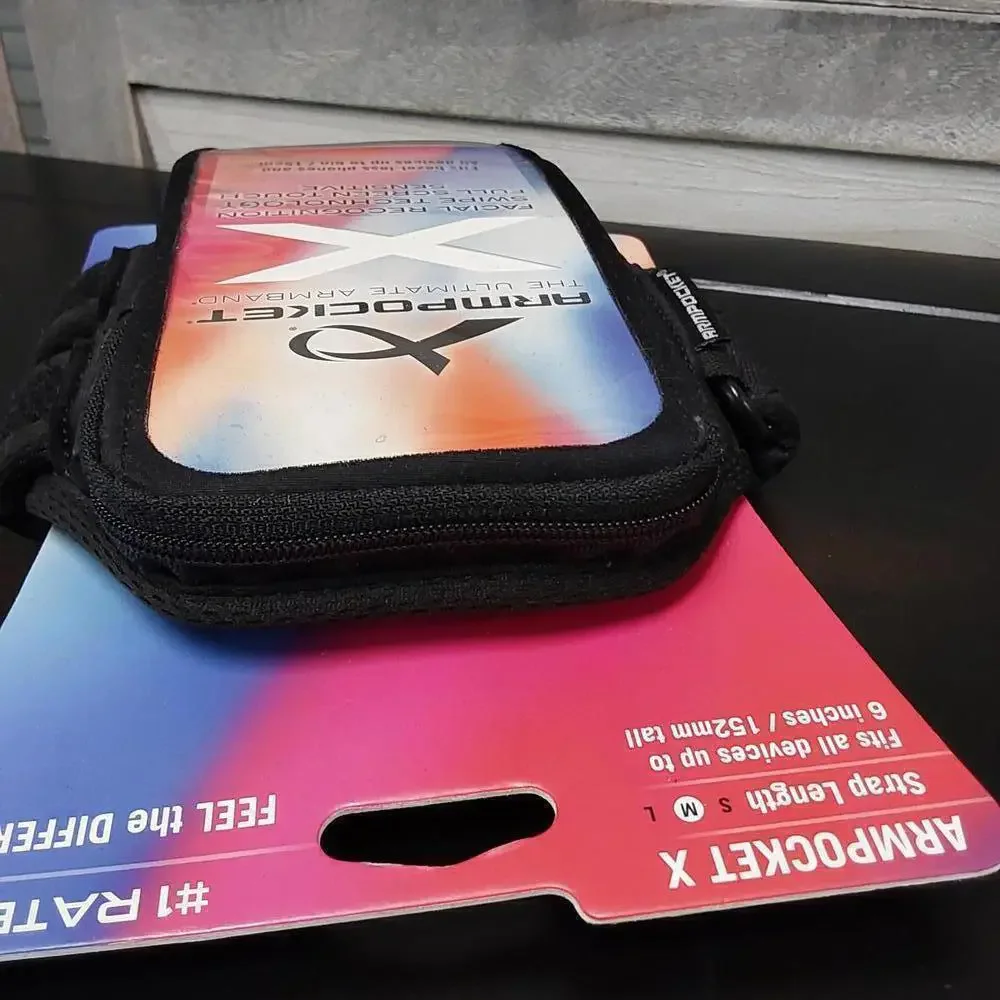 Armpocket X armband | iPhone 15/14/13/12, Galaxy S20/S10 | Medium Strap